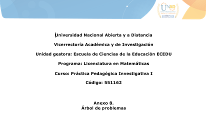 Árbol de problemas